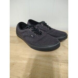 Vans Off The Wall Mens 10 Black Denim Classic Sneakers Low Top Shoes tb4r